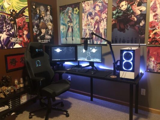 Anime Room Gaming Setup